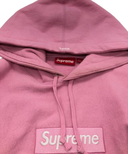 SUPREME（シュプリーム）SUPREME (シュプリーム) Box Logo Hooded Sweatshirt ピンク サイズ:SIZE Lの古着・服飾アイテム