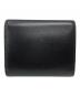 CELINE (セリーヌ) スモール フラップウォレット トリオンフ / シャイニーカーフスキン ブラック：40000円