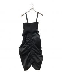 ANREALAGE（アンリアレイジ）の古着「MA-1 SLEEVE DRESS&SKIRT」｜ブラック