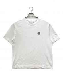 maison kitsune（メゾンキツネ）の古着「BOLD FOX HEAD PATCH オーバーサイズTシャツ」｜ホワイト