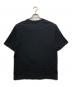 maison kitsune (メゾンキツネ) BOLD FOX HEAD PATCH オーバーサイズTシャツ ブラック サイズ:SIZE M：10000円
