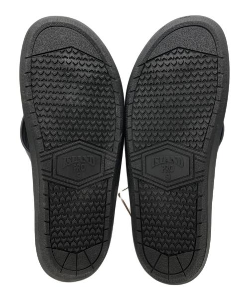 ISLAND SLIPPER（アイランドスリッパ）ISLAND SLIPPER (アイランドスリッパ) レザートングサンダル ネイビー サイズ:9 未使用品の古着・服飾アイテム