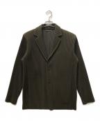 HOMME PLISSE ISSEY MIYAKEオム プリッセ イッセイ ミヤケ）の古着「TAILORED PLEATS 3」｜グリーン