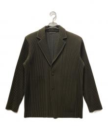 HOMME PLISSE ISSEY MIYAKE（オム プリッセ イッセイ ミヤケ）の古着「TAILORED PLEATS 3」｜グリーン