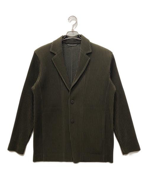 HOMME PLISSE ISSEY MIYAKE（オム プリッセ イッセイ ミヤケ）HOMME PLISSE ISSEY MIYAKE (オム プリッセ イッセイ ミヤケ) TAILORED PLEATS 3 グリーン サイズ:SIZE 3の古着・服飾アイテム