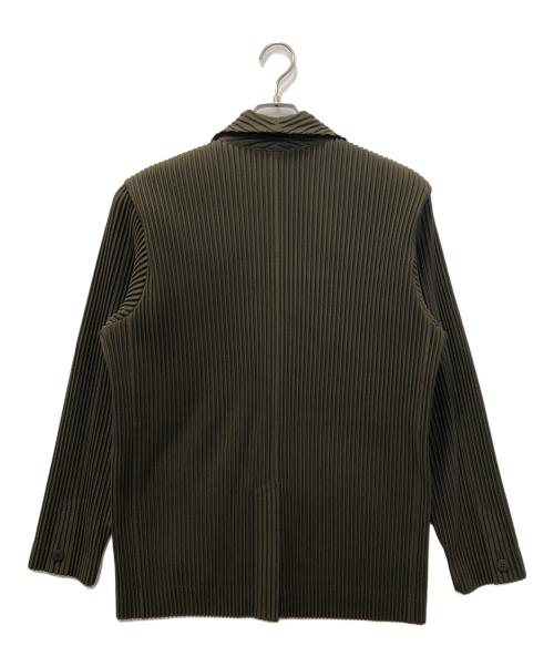 HOMME PLISSE ISSEY MIYAKE（オム プリッセ イッセイ ミヤケ）HOMME PLISSE ISSEY MIYAKE (オム プリッセ イッセイ ミヤケ) TAILORED PLEATS 3 グリーン サイズ:SIZE 3の古着・服飾アイテム