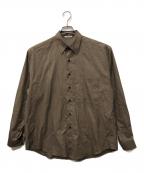 AURALEEオーラリー）の古着「WASHED FINX TWILL BIG SHIRT」｜カーキ