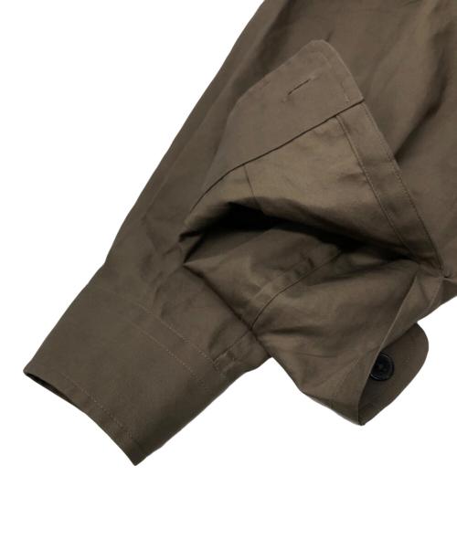 AURALEE（オーラリー）AURALEE (オーラリー) WASHED FINX TWILL BIG SHIRT カーキ サイズ:4の古着・服飾アイテム