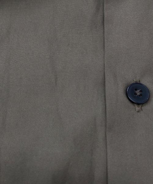 AURALEE（オーラリー）AURALEE (オーラリー) WASHED FINX TWILL BIG SHIRT カーキ サイズ:4の古着・服飾アイテム