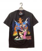 GEEKS RULES×ルパン三世ギークスルール×ルパンサンセイ）の古着「ルパンVS複製人間 プリントTシャツ」｜ブラック