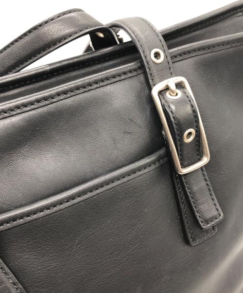 COACH（コーチ）COACH (コーチ) OLD レザートートバッグ ブラックの古着・服飾アイテム