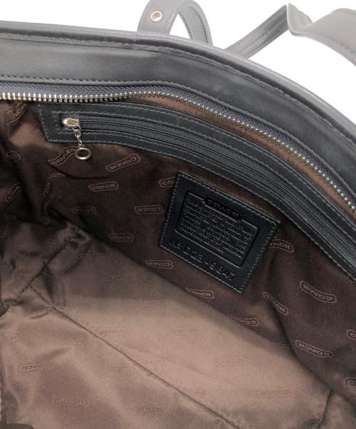 COACH（コーチ）COACH (コーチ) OLD レザートートバッグ ブラックの古着・服飾アイテム
