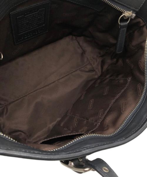 COACH（コーチ）COACH (コーチ) OLD レザートートバッグ ブラックの古着・服飾アイテム