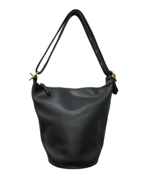 COACH（コーチ）COACH (コーチ) OLD レザーバケツショルダーバッグ ブラック サイズ:下記参照の古着・服飾アイテム