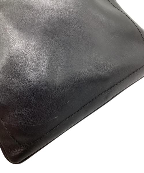 BALLY（バリー）BALLY (バリー) レザーショルダーバッグ ブラックの古着・服飾アイテム