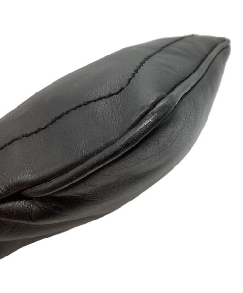 BALLY（バリー）BALLY (バリー) レザーショルダーバッグ ブラックの古着・服飾アイテム