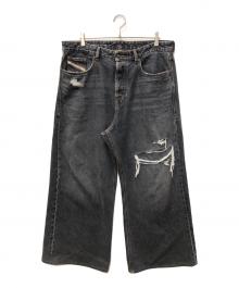 DIESEL（ディーゼル）の古着「D-RISE バギーデニムパンツ」｜ブラック