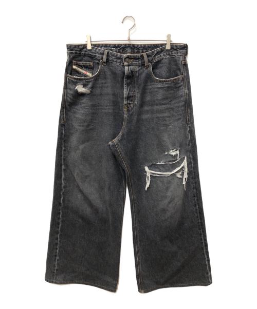 DIESEL（ディーゼル）DIESEL (ディーゼル) D-RISE バギーデニムパンツ ブラック サイズ:SIZE 36の古着・服飾アイテム