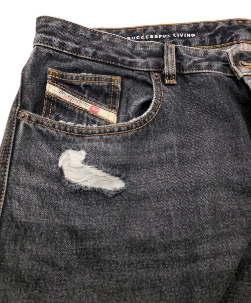DIESEL（ディーゼル）DIESEL (ディーゼル) D-RISE バギーデニムパンツ ブラック サイズ:SIZE 36の古着・服飾アイテム