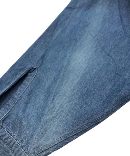 HERILL（ヘリル）HERILL (ヘリル) Cotton Cashmere Brush Work Shirts ブルー サイズ:2の古着・服飾アイテム