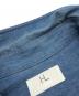中古・古着 HERILL (ヘリル) Cotton Cashmere Brush Work Shirts ブルー サイズ:2：12000円