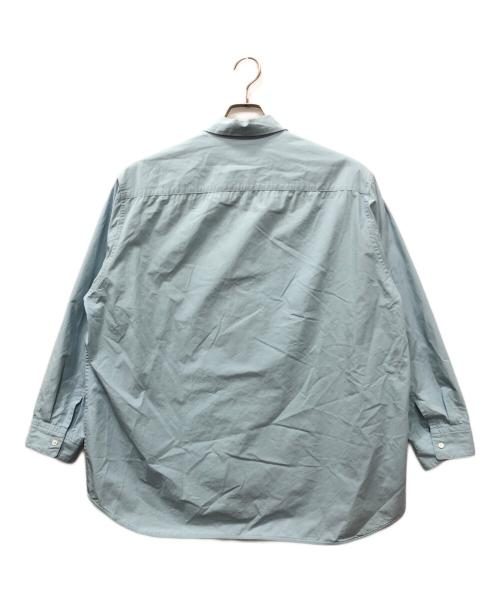 AUBETT（オーベット）AUBETT (オーベット) クリアヘビーブロードオーバーシャツ ブルー サイズ:4の古着・服飾アイテム