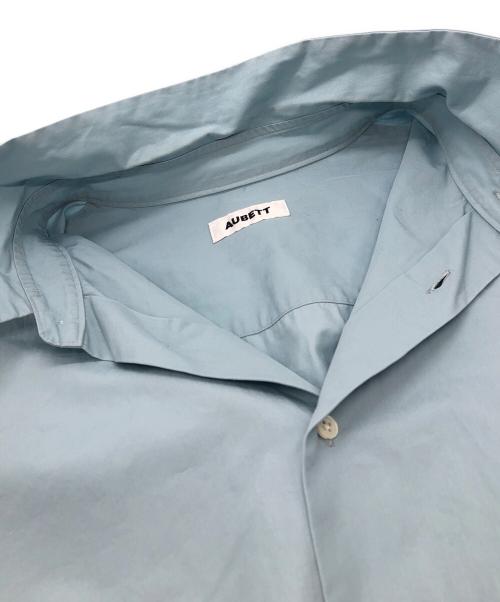 AUBETT（オーベット）AUBETT (オーベット) クリアヘビーブロードオーバーシャツ ブルー サイズ:4の古着・服飾アイテム
