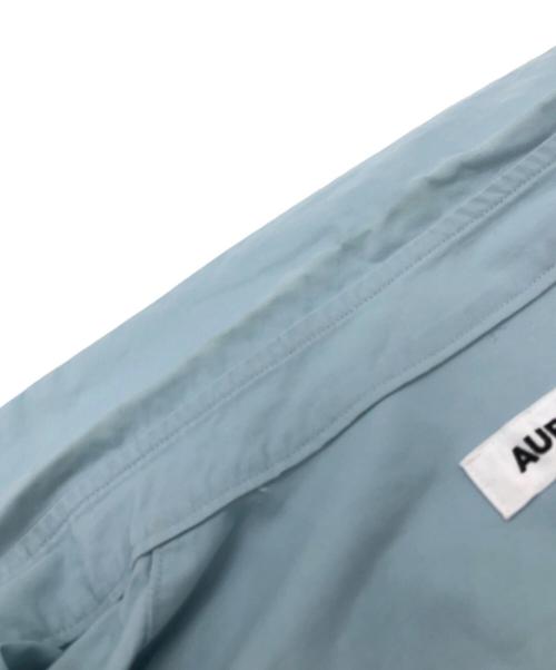 AUBETT（オーベット）AUBETT (オーベット) クリアヘビーブロードオーバーシャツ ブルー サイズ:4の古着・服飾アイテム