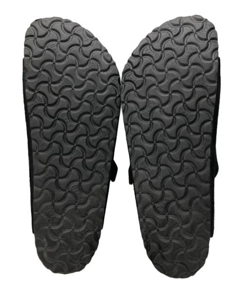 BIRKENSTOCK（ビルケンシュトック）BIRKENSTOCK (ビルケンシュトック) チューリッヒ スウェードサンダル ブラック×ベージュ サイズ:28cmの古着・服飾アイテム