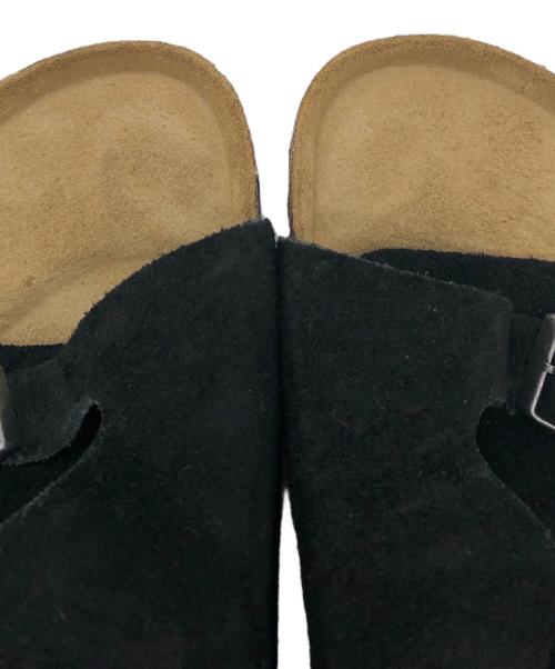 BIRKENSTOCK（ビルケンシュトック）BIRKENSTOCK (ビルケンシュトック) チューリッヒ スウェードサンダル ブラック×ベージュ サイズ:28cmの古着・服飾アイテム
