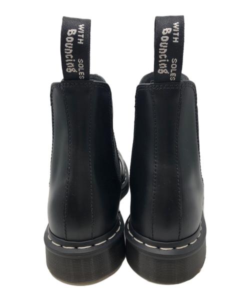 Dr.Martens（ドクターマーチン）Dr.Martens (ドクターマーチン) ホワイトステッチ チェルシーブーツ ブラック サイズ:UK8の古着・服飾アイテム