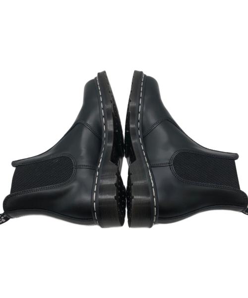 Dr.Martens（ドクターマーチン）Dr.Martens (ドクターマーチン) ホワイトステッチ チェルシーブーツ ブラック サイズ:UK8の古着・服飾アイテム