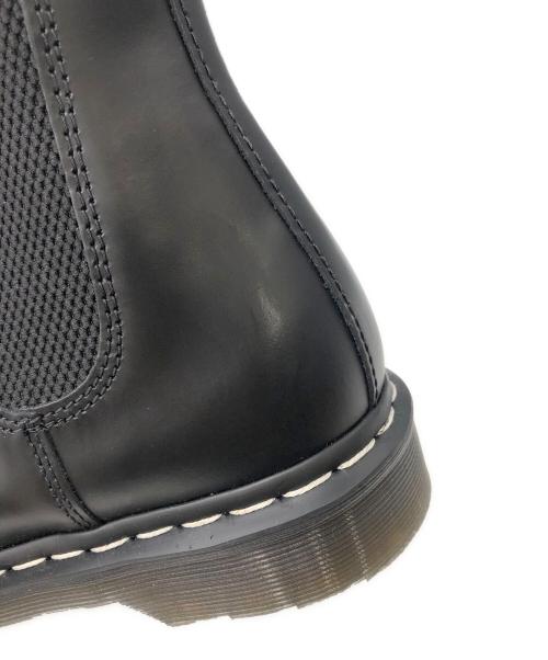 Dr.Martens（ドクターマーチン）Dr.Martens (ドクターマーチン) ホワイトステッチ チェルシーブーツ ブラック サイズ:UK8の古着・服飾アイテム