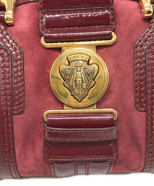 GUCCI（グッチ）GUCCI (グッチ) ヒステリア ボストンバッグ レッド サイズ:下記参照の古着・服飾アイテム