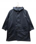 Graphpaperグラフペーパー）の古着「Pigment Drill Oversized Hooded Coat」｜ネイビー