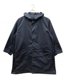 Graphpaper（グラフペーパー）の古着「Pigment Drill Oversized Hooded Coat」｜ネイビー