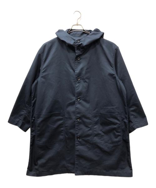 Graphpaper（グラフペーパー）Graphpaper (グラフペーパー) Pigment Drill Oversized Hooded Coat ネイビー サイズ:1の古着・服飾アイテム