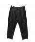 WHITE MOUNTAINEERING（ホワイトマウンテ二アニング）の古着「SOLOTEX STRETCHED TWILL 3 TUCK EASY TAPERED PANTS」｜ブラック