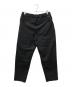 WHITE MOUNTAINEERING (ホワイトマウンテ二アニング) SOLOTEX STRETCHED TWILL 3 TUCK EASY TAPERED PANTS ブラック サイズ:1：12000円