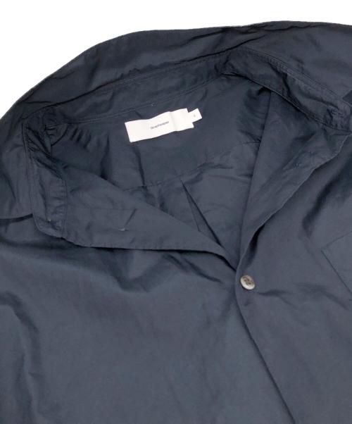 Graphpaper（グラフペーパー）Graphpaper (グラフペーパー) BROAD L/S REGULAR COLLAR SHIRT ネイビー サイズ:2の古着・服飾アイテム