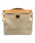 中古・古着 HERMES (エルメス) 2WAYショルダーバッグ ベージュ×ブラック：130000円