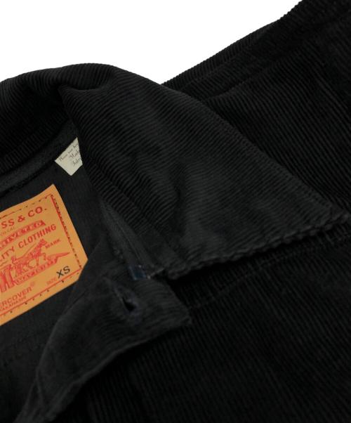 LEVI'S（リーバイス）LEVI'S (リーバイス) UNDERCOVER (アンダーカバー) コンバーチブル トラッカージャケット ブラック サイズ:XSの古着・服飾アイテム