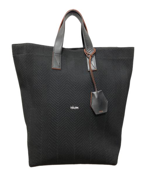 hALON（アーロン）hALON (アーロン) ソフトメッシュ エブリデイトートバッグ ブラック サイズ:下記参照の古着・服飾アイテム