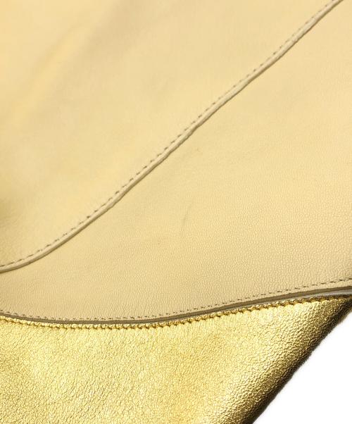 CELINE（セリーヌ）CELINE (セリーヌ) ホリゾンタルカバ トートバッグ ベージュ×ゴールド サイズ:下記参照の古着・服飾アイテム