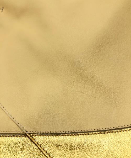 CELINE（セリーヌ）CELINE (セリーヌ) ホリゾンタルカバ トートバッグ ベージュ×ゴールド サイズ:下記参照の古着・服飾アイテム