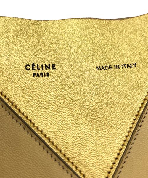 CELINE（セリーヌ）CELINE (セリーヌ) ホリゾンタルカバ トートバッグ ベージュ×ゴールド サイズ:下記参照の古着・服飾アイテム