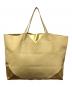 CELINE (セリーヌ) ホリゾンタルカバ トートバッグ ベージュ×ゴールド サイズ:下記参照：23000円