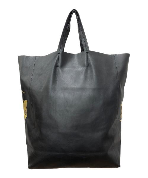 CELINE（セリーヌ）CELINE (セリーヌ) マスタングプリント バーティカルカバ トートバッグ ブラック サイズ:下記参照の古着・服飾アイテム
