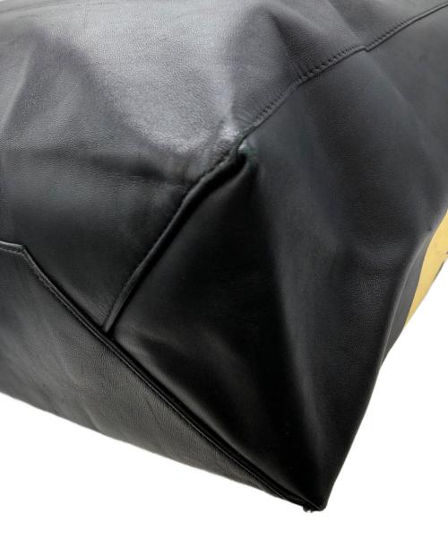 CELINE（セリーヌ）CELINE (セリーヌ) マスタングプリント バーティカルカバ トートバッグ ブラック サイズ:下記参照の古着・服飾アイテム