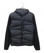 MONCLERモンクレール）の古着「CARDIGAN TRICOT ニット切替ダウンジャケット」｜ブラック